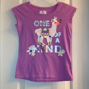 Garanimal purple shirt.
